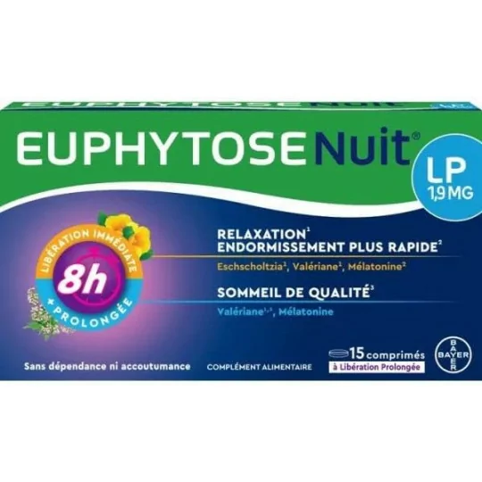 euphytose nuit LP 1.9mg lot de 2