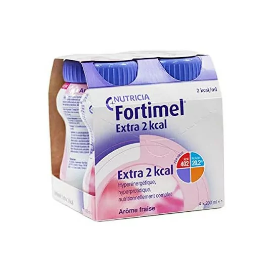 FORTIMEL EXT 2KCAL FRAISE 4X200ML