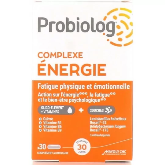 Mayoly Probiolog Complexe Énergie 30 Comprimés - Lot de boites (2)