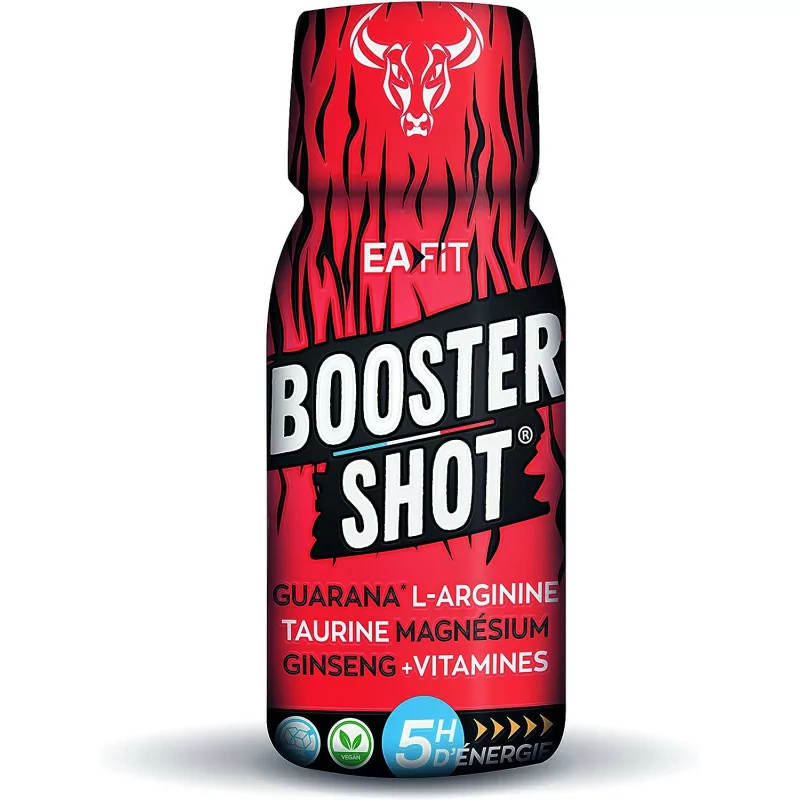 EAFIT BOOSTER SHOT - Sans Sucre - Saveur Mangue - Certifié VEGAN -Certifié Anti-Dopage - 60 ml