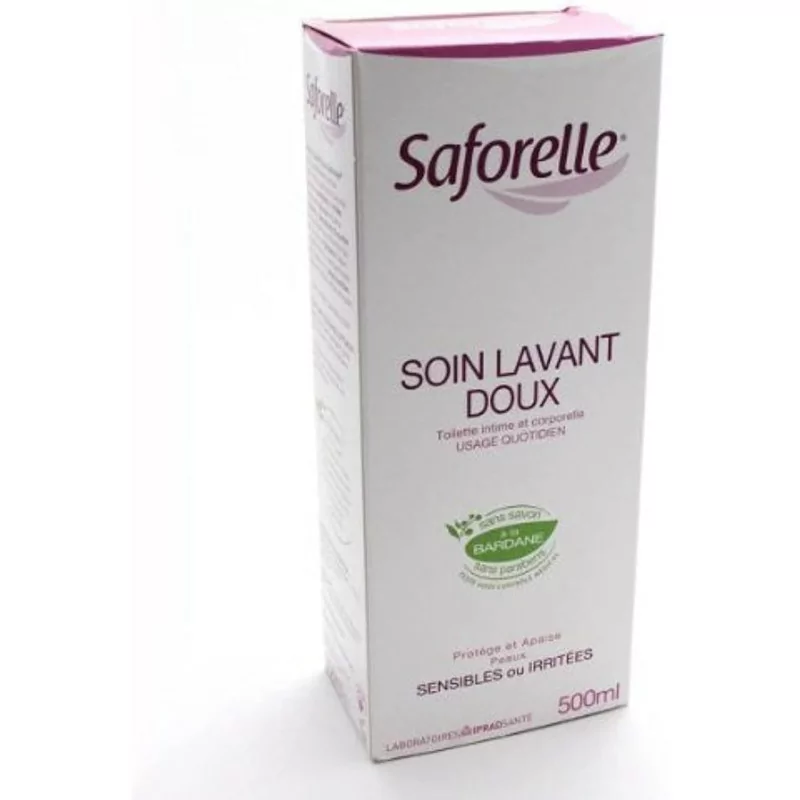 Saforelle : Soin lavant doux Corps et Usage Intime 500 ml