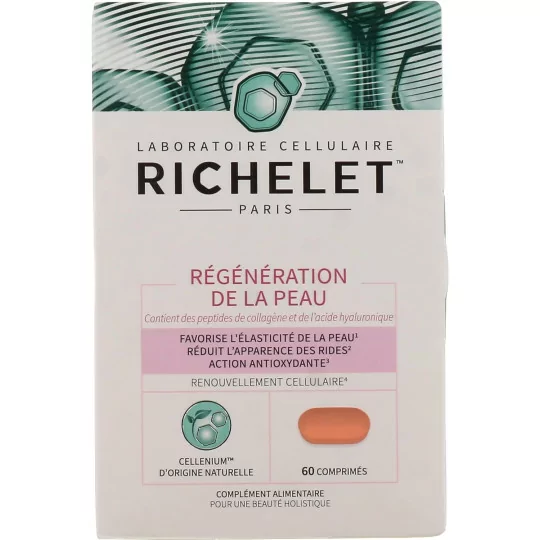 RICHELET Régénération de la Peau - Boite de 60 comprimés