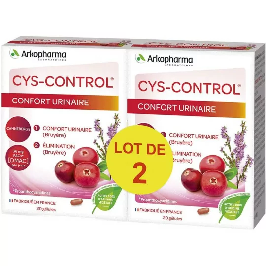 Arkopharma - Confort Urinaire Gelules Cys-control Arkopharma 2x20