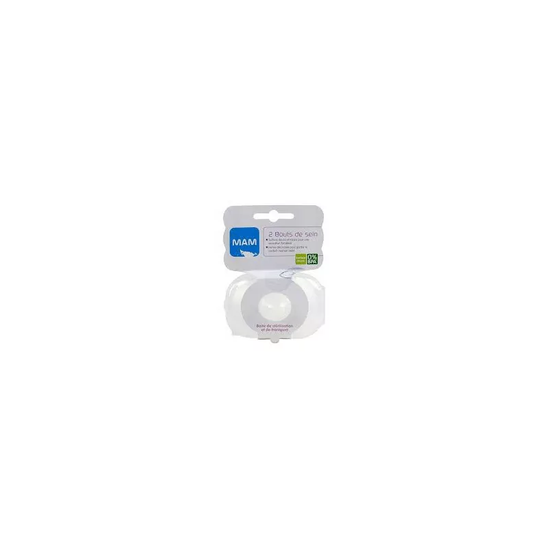 Medela - Bouts de sein Medela Contact - Sans BPA, silicone souple  ultra-fin, lot de 2, 16mm, taille S