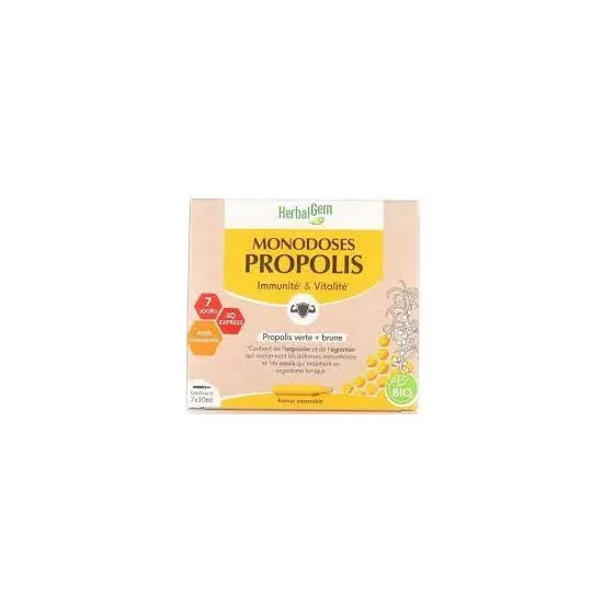 HERBALGEM PROPOLIS MONODOSES BIO 7X10ML