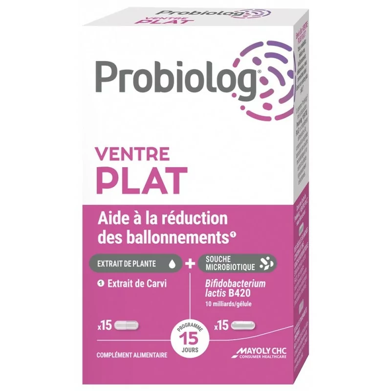 Probiolog Ventre Plat Gélules 30 gélules