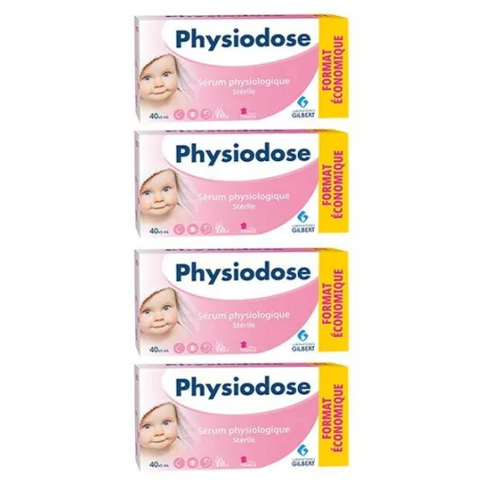 sérum physiologique lot de 4