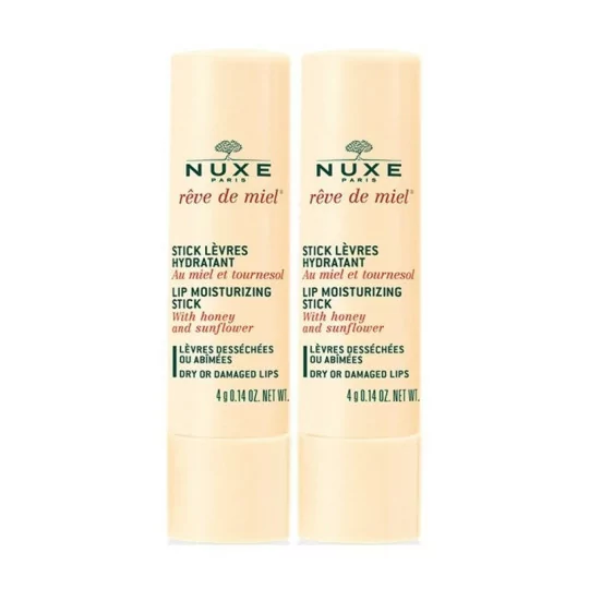 Nuxe Reve Miel Stick Levre Duo 2x4g